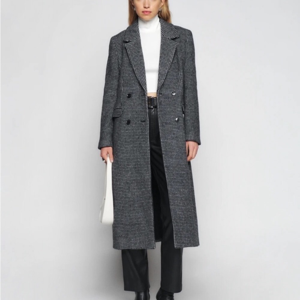 Reformation Baker Coat - XS